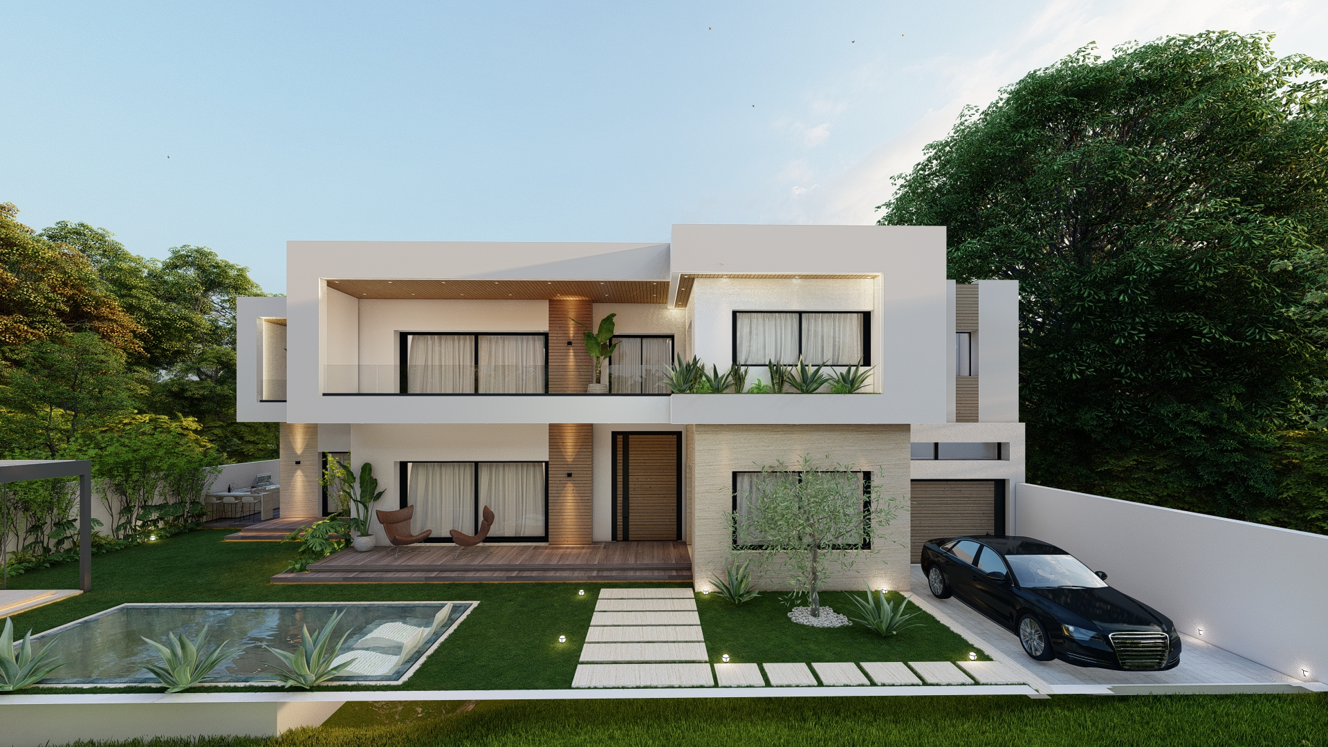Villa Haouaria - Aménagement intérieur - 280 m² - 2025